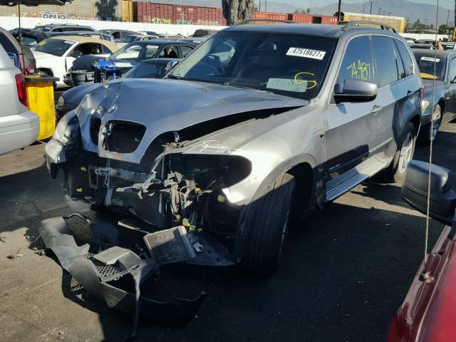 5UXFE83508L167100 - 2008 BMW X5 4.8I GRAY photo 2