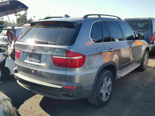 5UXFE83508L167100 - 2008 BMW X5 4.8I GRAY photo 4