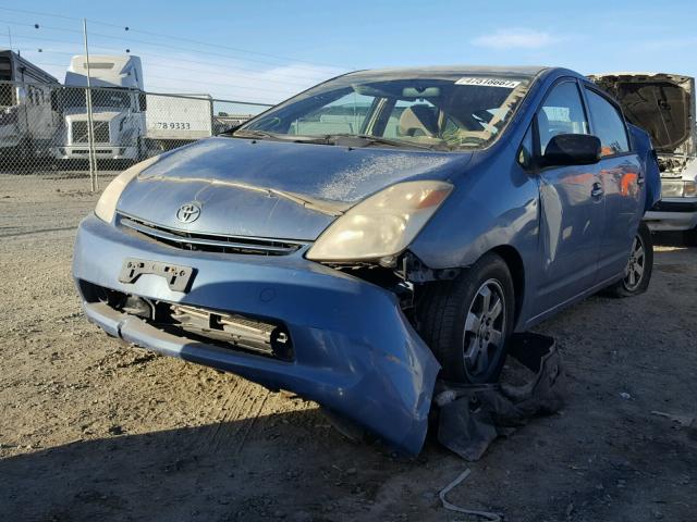 JTDKB20U153079802 - 2005 TOYOTA PRIUS BLUE photo 2