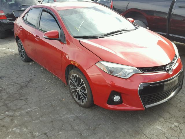 5YFBURHE9EP066562 - 2014 TOYOTA COROLLA L RED photo 1