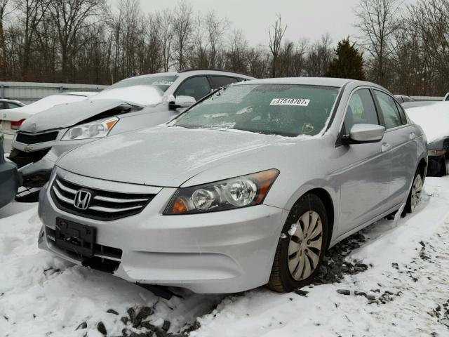 1HGCP2F30CA141222 - 2012 HONDA ACCORD LX SILVER photo 2