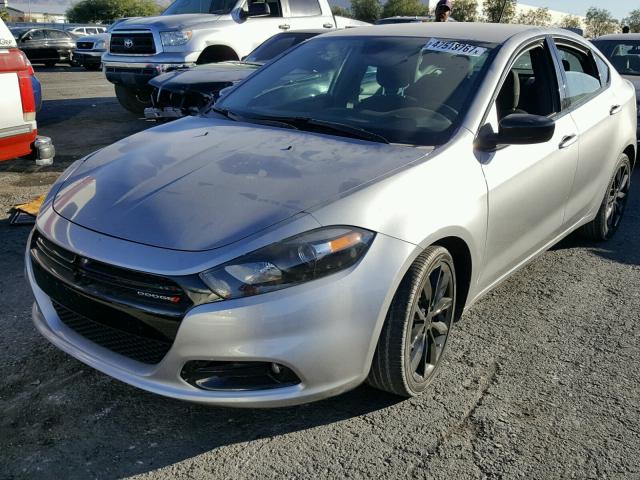 1C3CDFFA6GD821714 - 2016 DODGE DART SXT S SILVER photo 2