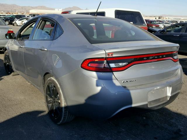 1C3CDFFA6GD821714 - 2016 DODGE DART SXT S SILVER photo 3