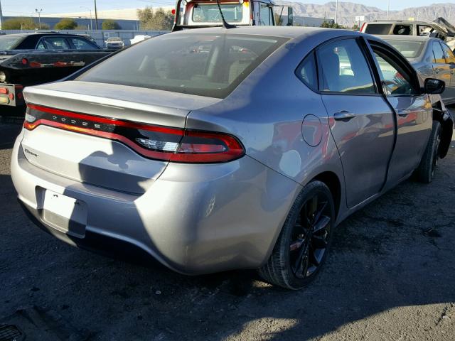 1C3CDFFA6GD821714 - 2016 DODGE DART SXT S SILVER photo 4