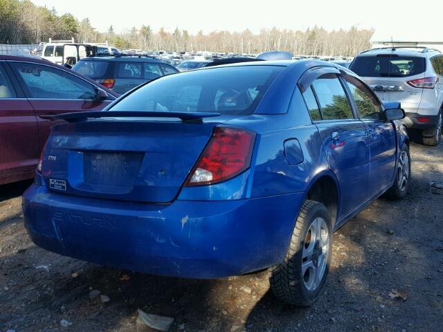 1G8AL52F64Z147073 - 2004 SATURN ION LEVEL BLUE photo 4