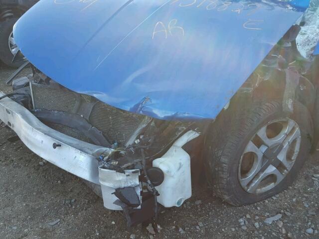1G8AL52F64Z147073 - 2004 SATURN ION LEVEL BLUE photo 9