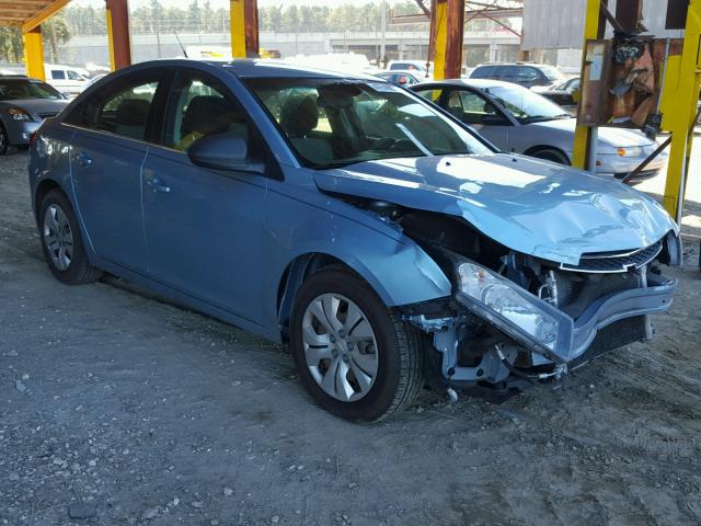 1G1PC5SHXC7220949 - 2012 CHEVROLET CRUZE LS BLUE photo 1