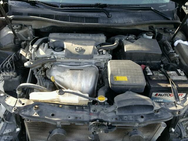 4T1BF1FK9CU041872 - 2012 TOYOTA CAMRY BASE BLACK photo 7