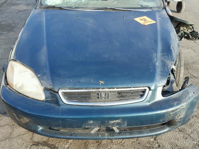 2HGEJ6679VH546293 - 1997 HONDA CIVIC LX GREEN photo 7