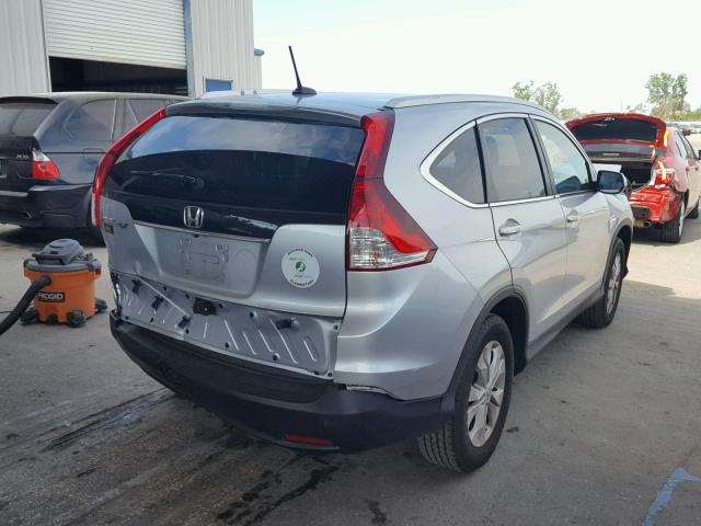 2HKRM3H77EH552765 - 2014 HONDA CR-V EXL SILVER photo 4