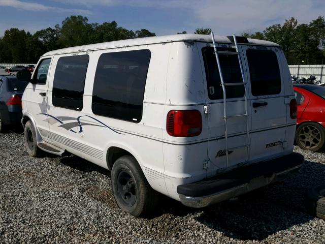 2B6HB11Y1YK139804 - 2000 DODGE RAM VAN B1 WHITE photo 3