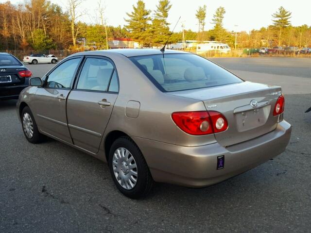 2T1BR32E06C607510 - 2006 TOYOTA COROLLA CE TAN photo 3