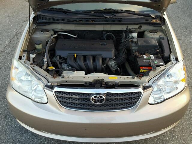 2T1BR32E06C607510 - 2006 TOYOTA COROLLA CE TAN photo 7