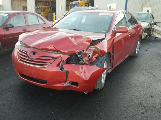 4T4BE46K79R066093 - 2009 TOYOTA CAMRY BASE RED photo 2