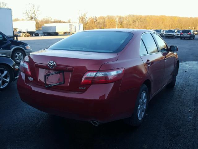 4T4BE46K79R066093 - 2009 TOYOTA CAMRY BASE RED photo 4