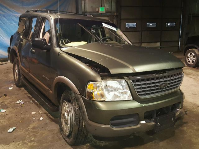 1FMZU73E22UC12806 - 2002 FORD EXPLORER X GREEN photo 1