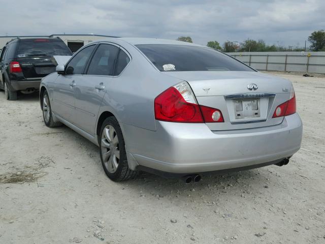 JNKAY01E87M308722 - 2007 INFINITI M35 BASE SILVER photo 3