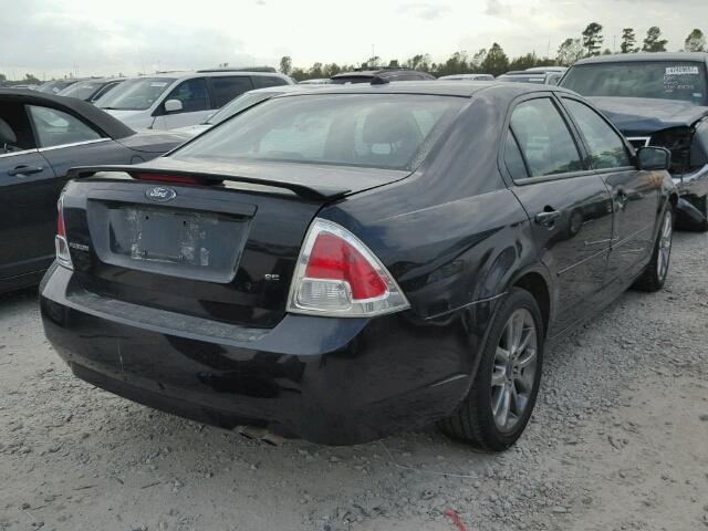 3FAHP07Z59R218294 - 2009 FORD FUSION SE BLACK photo 4