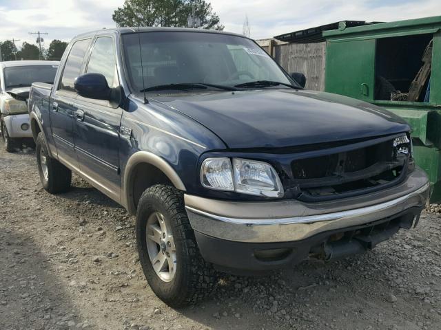 1FTRW08L23KA54655 - 2003 FORD F150 SUPER BLUE photo 1