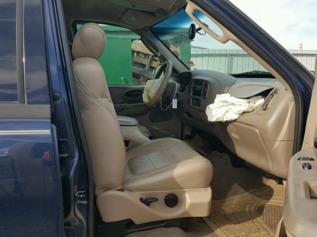 1FTRW08L23KA54655 - 2003 FORD F150 SUPER BLUE photo 5