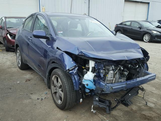 3CZRU6H37HG700158 - 2017 HONDA HR-V LX BLUE photo 1