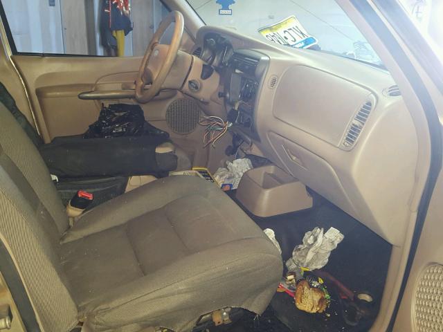 1FMZU67E11UA86036 - 2001 FORD EXPLORER S GOLD photo 5