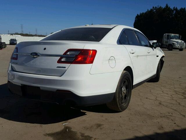 1FAHP2L84DG158047 - 2013 FORD TAURUS POL WHITE photo 4