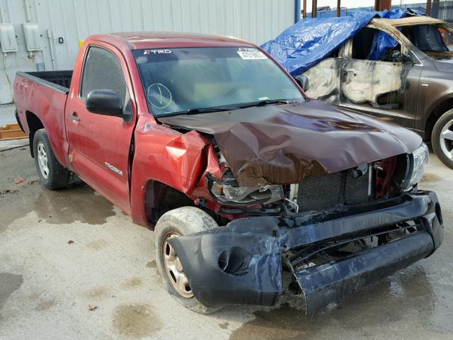 5TENX22N38Z542677 - 2008 TOYOTA TACOMA BURGUNDY photo 1