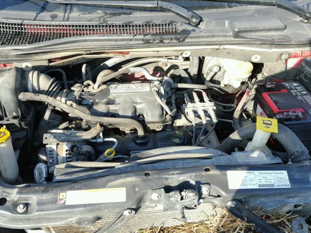 1D8HN54P68B130066 - 2008 DODGE GRAND CARA MAROON photo 7