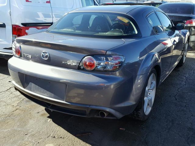 JM1FE173570209150 - 2007 MAZDA RX8 GRAY photo 4