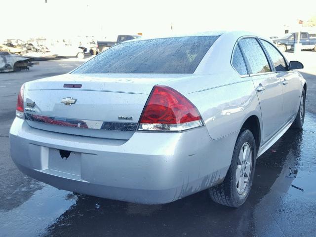 2G1WA5EK6A1109303 - 2010 CHEVROLET IMPALA LS SILVER photo 4