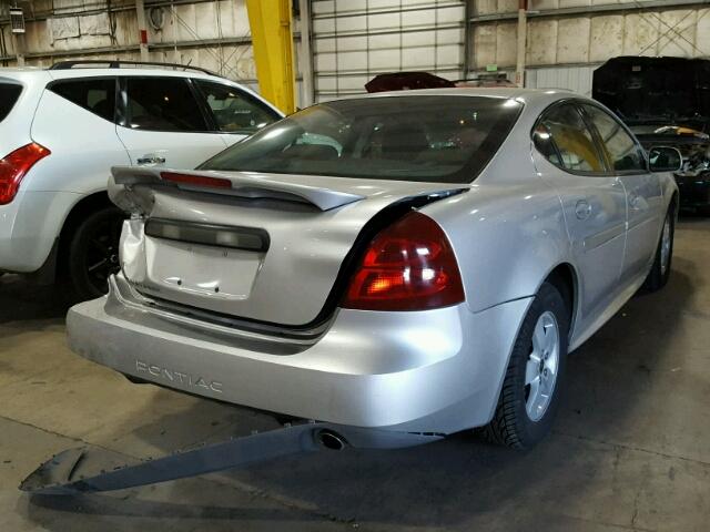 2G2WP552961233759 - 2006 PONTIAC GRAND PRIX SILVER photo 4