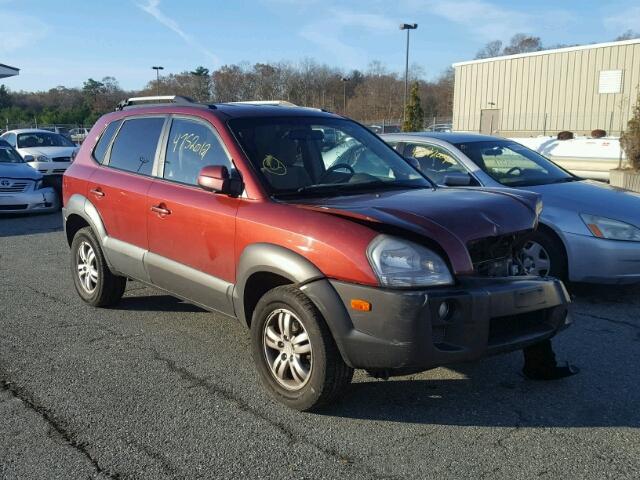 KM8JN72D18U735004 - 2008 HYUNDAI TUCSON SE MAROON photo 1