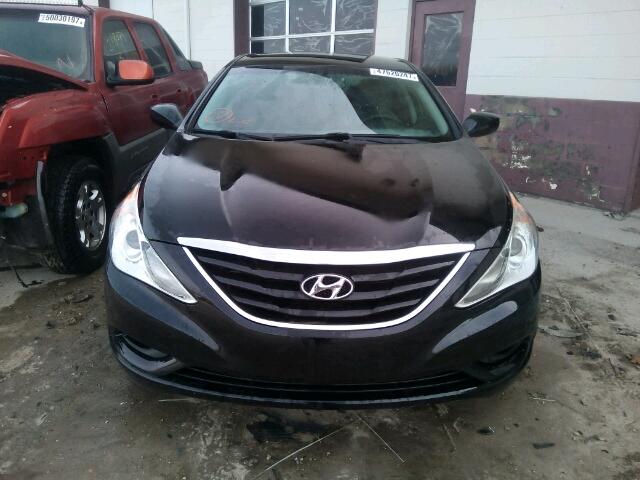 5NPEB4AC3CH344798 - 2012 HYUNDAI SONATA GLS BLACK photo 9