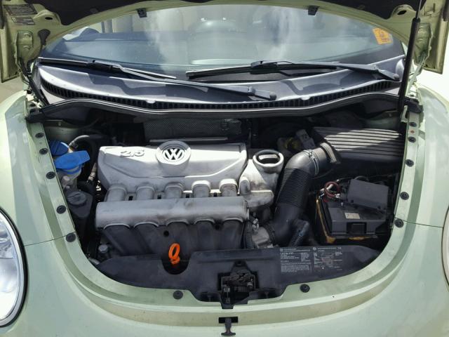 3VWPW31C67M512342 - 2007 VOLKSWAGEN NEW BEETLE Yaşıl foto 7