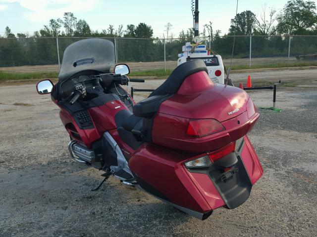 JH2SC68G6DK100786 - 2013 HONDA GL1800 G BURGUNDY photo 3