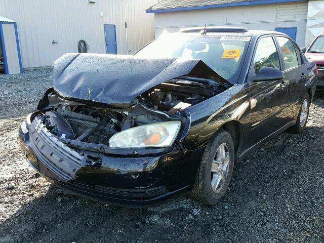 1G1ZT54874F147925 - 2004 CHEVROLET MALIBU LS შავი ფოტო 2