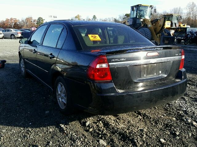 1G1ZT54874F147925 - 2004 CHEVROLET MALIBU LS შავი ფოტო 3