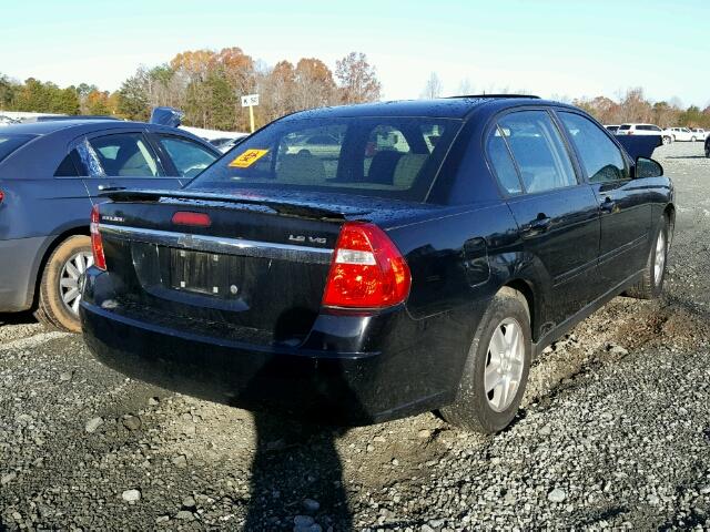 1G1ZT54874F147925 - 2004 CHEVROLET MALIBU LS შავი ფოტო 4