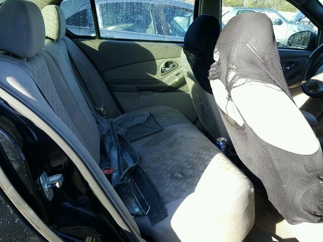 1G1ZT54874F147925 - 2004 CHEVROLET MALIBU LS შავი ფოტო 6