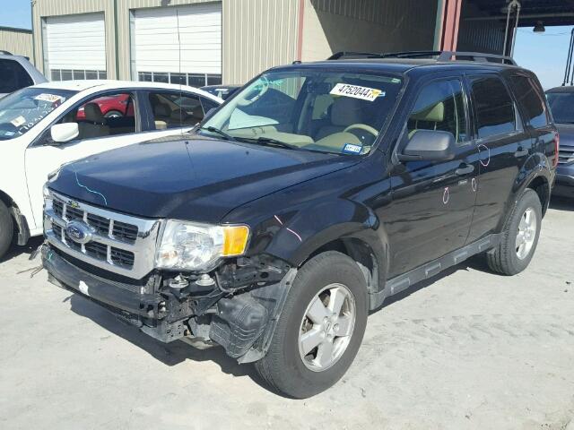 1FMCU9D79BKA39279 - 2011 FORD ESCAPE XLT BLACK photo 2