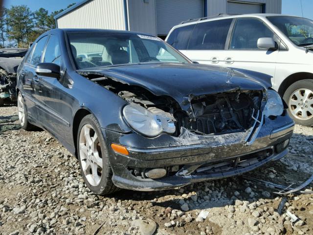 WDBRF52H37E024147 - 2007 MERCEDES-BENZ C 230 BLACK photo 1