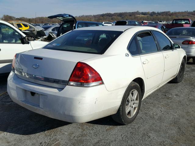 2G1WT58K569140881 - 2006 CHEVROLET IMPALA LT WHITE photo 4