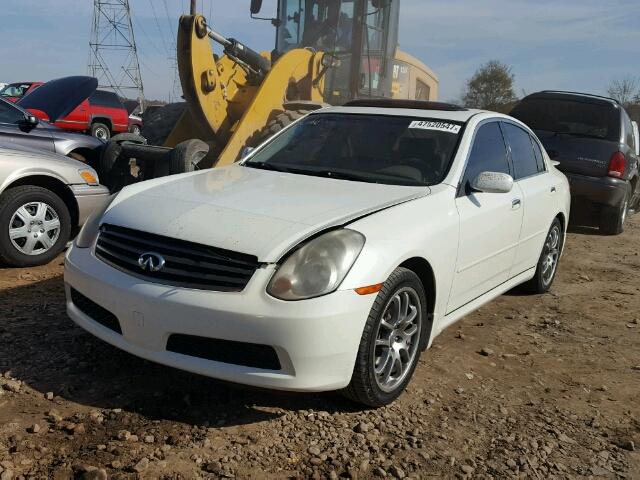 JNKCV51E56M500810 - 2006 INFINITI G35 WHITE photo 2