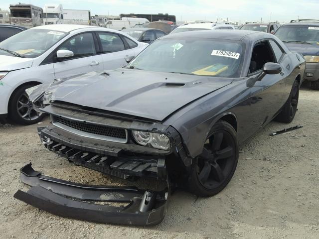 2C3CDYBT1EH139844 - 2014 DODGE CHALLENGER CHARCOAL photo 2