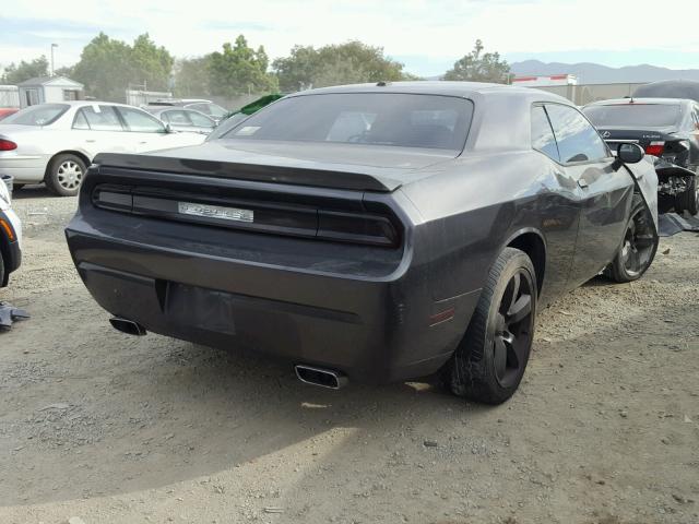 2C3CDYBT1EH139844 - 2014 DODGE CHALLENGER CHARCOAL photo 4