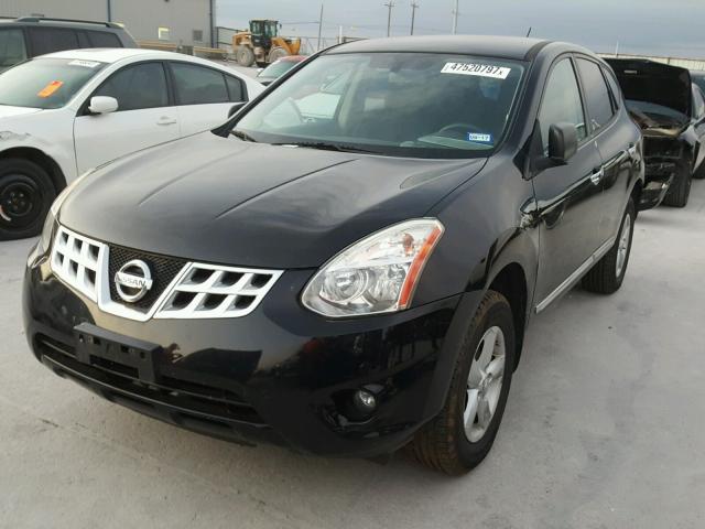 JN8AS5MV1CW381932 - 2012 NISSAN ROGUE S BLACK photo 2