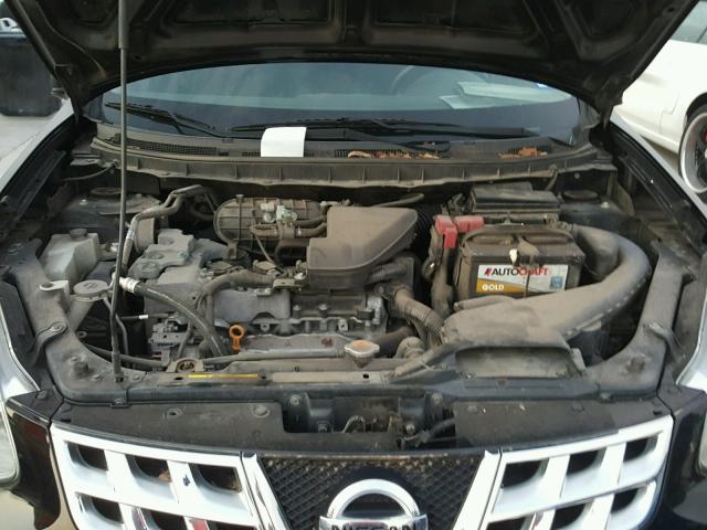 JN8AS5MV1CW381932 - 2012 NISSAN ROGUE S BLACK photo 7