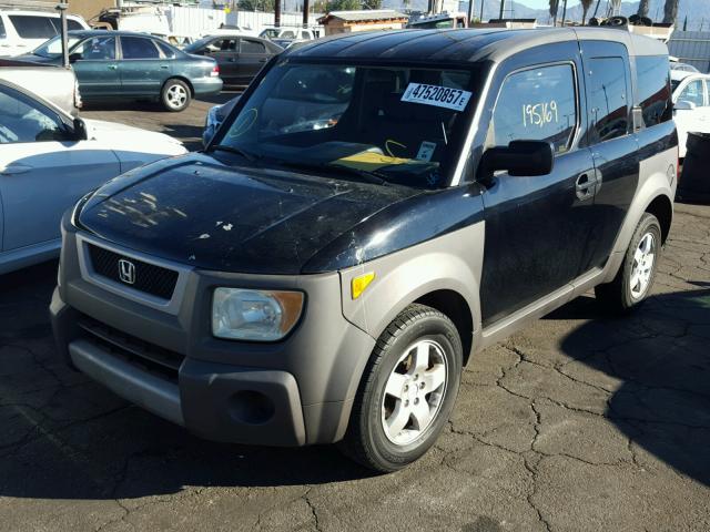 5J6YH18564L005669 - 2004 HONDA ELEMENT EX BLACK photo 2