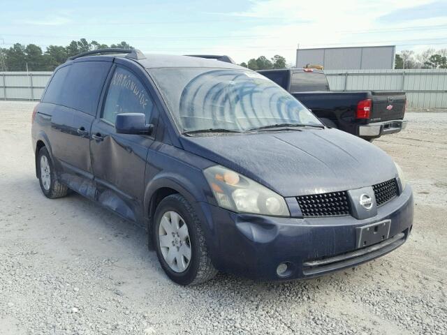 5N1BV28U46N113924 - 2006 NISSAN QUEST S BLUE photo 1